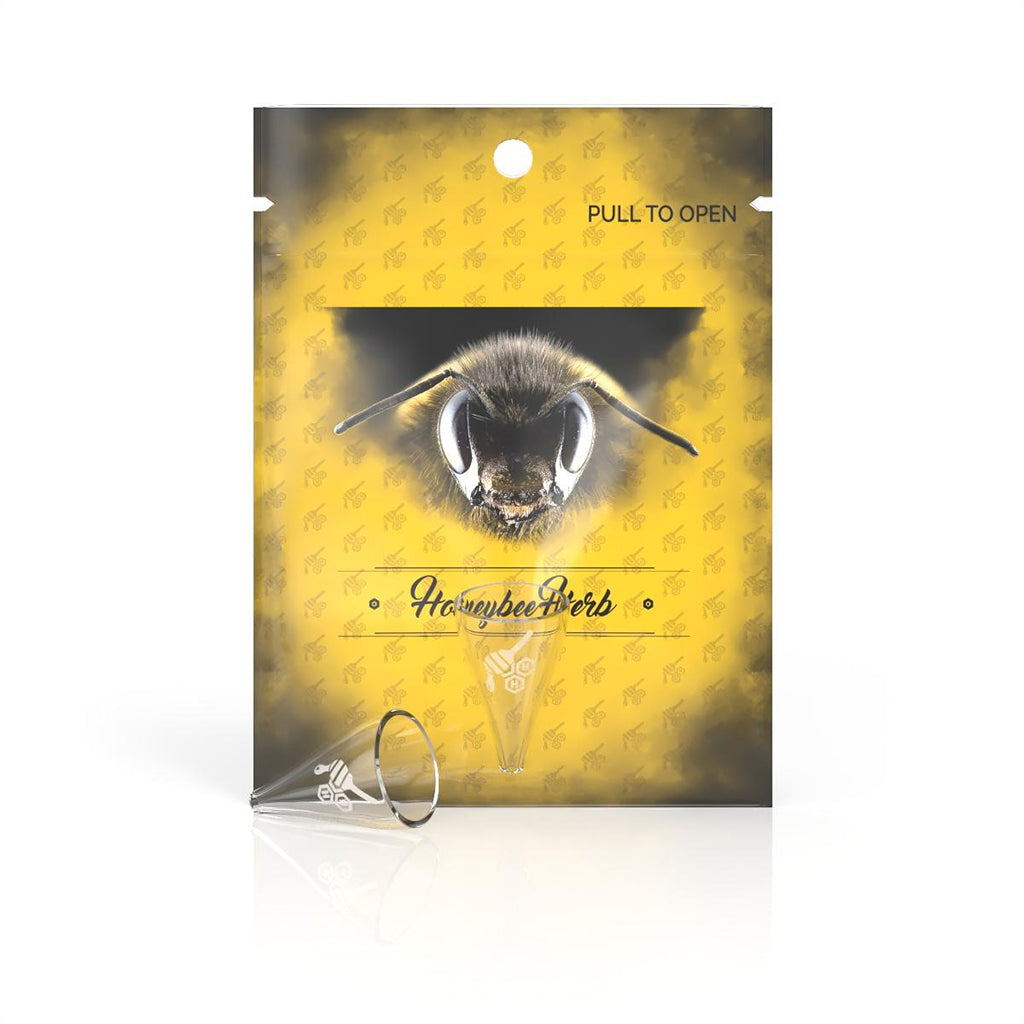 HONEYBEE HERB QUARTZ FUNNEL - CannaDevices