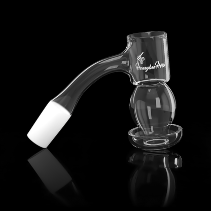 HONEYSUCKLE BUBBLE QUARTZ BANGER