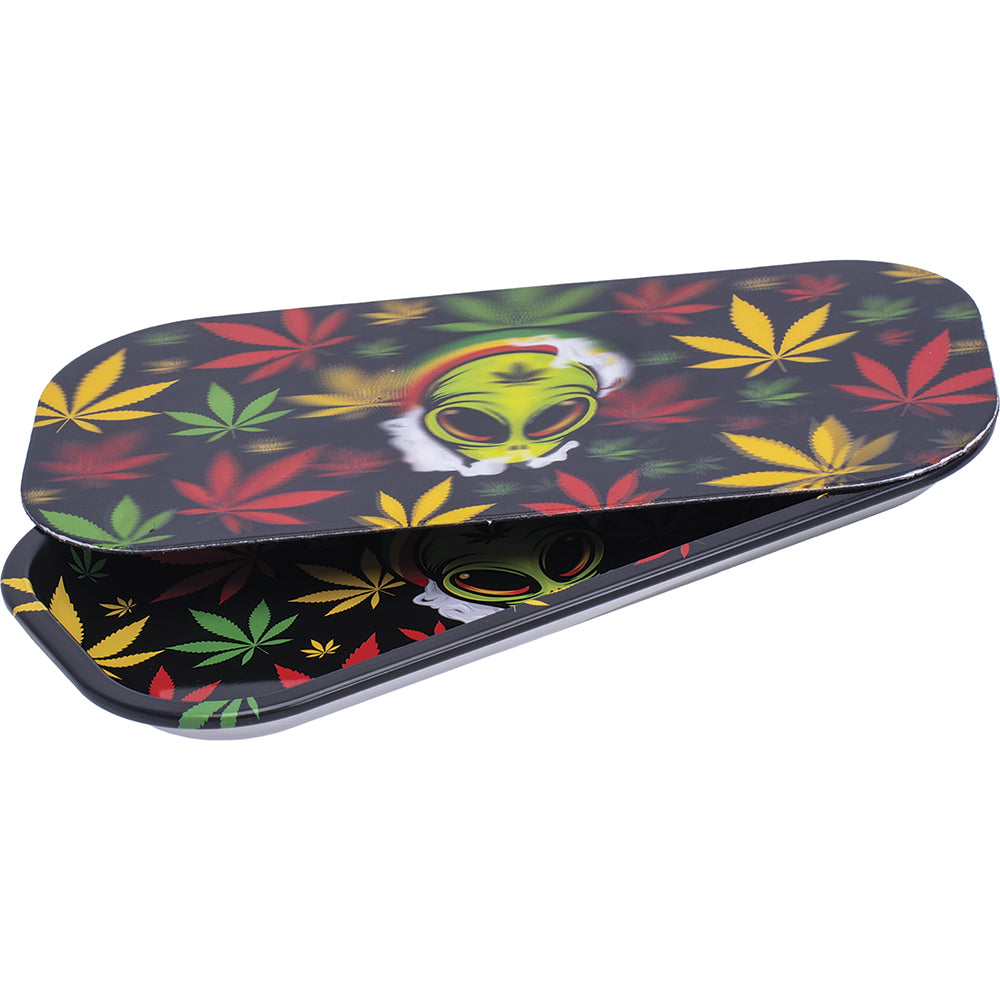 6ct Rolling Tray with Magnetic 3D Lid