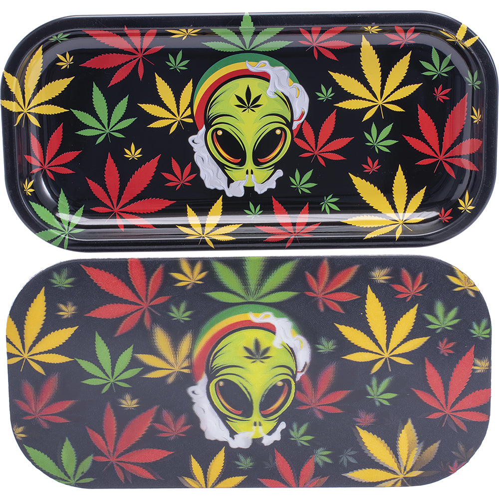 6ct Rolling Tray with Magnetic 3D Lid