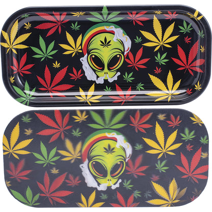 6ct Rolling Tray with Magnetic 3D Lid