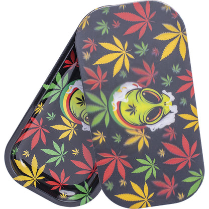 6ct Rolling Tray with Magnetic 3D Lid