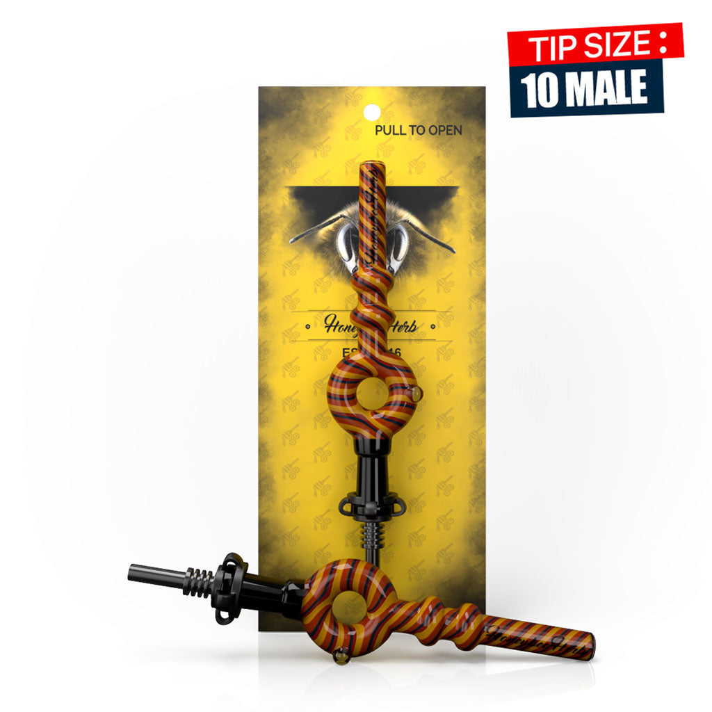 DONUT SWIRL STRIPPED NECTAR COLLECTOR - CannaDevices