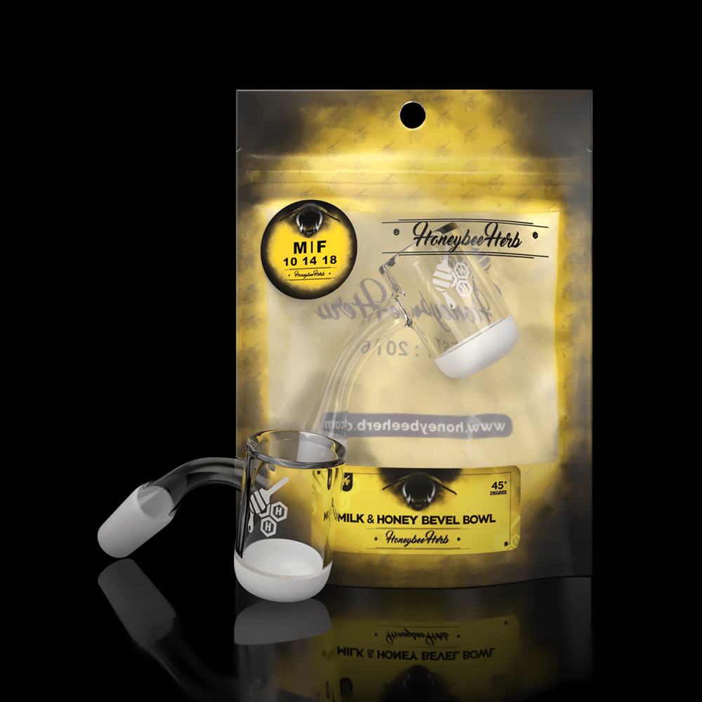 HONEY & MILK BEVEL BOWL - 45° Degree | YL - CannaDevices