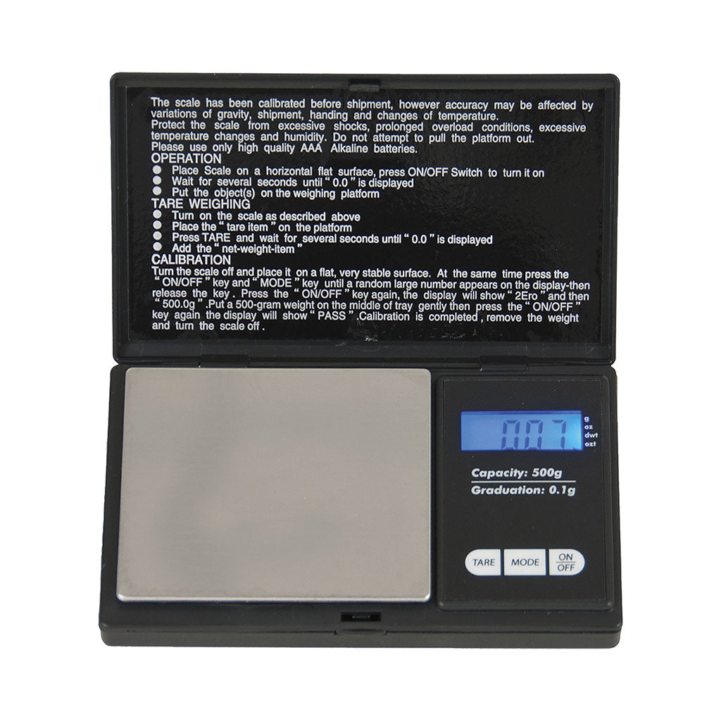 Pocket Scale 650g. 0.1gram Black
