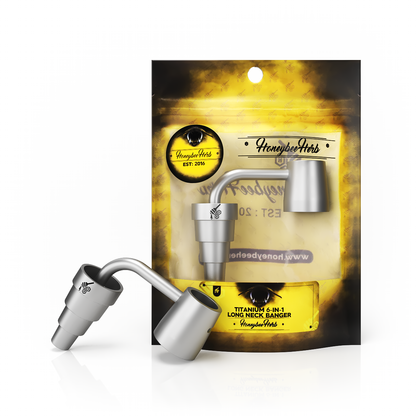 TITANIUM 6-IN-1 LONG-NECK BANGER - CannaDevices