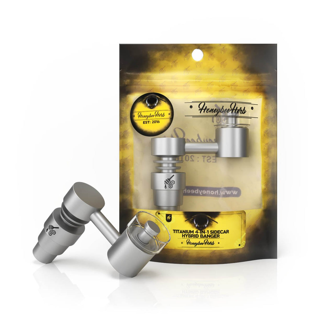 TITANIUM 4-IN-1 SIDECAR HYBRID BANGER - CannaDevices