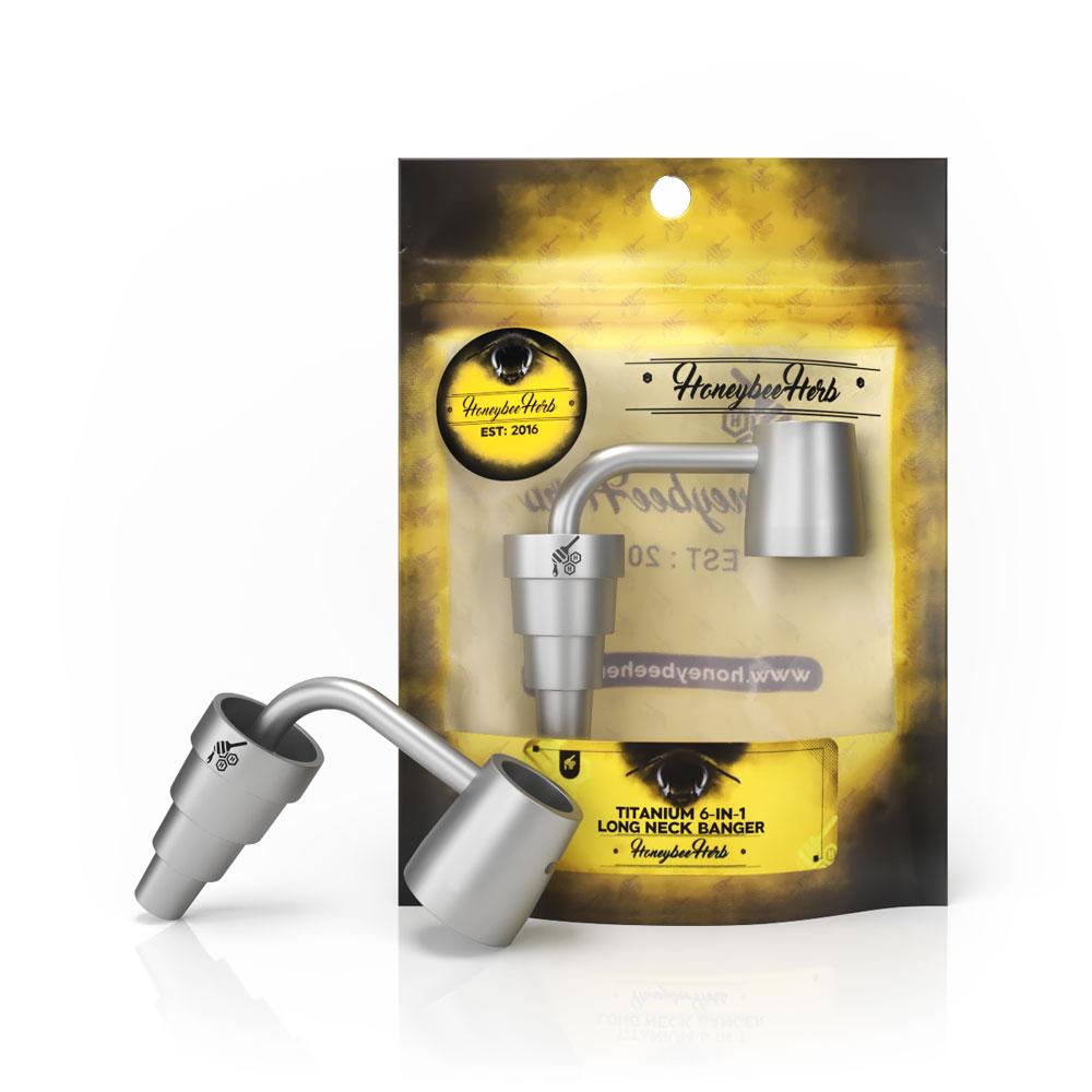 TITANIUM 6-IN-1 LONG-NECK BANGER - CannaDevices