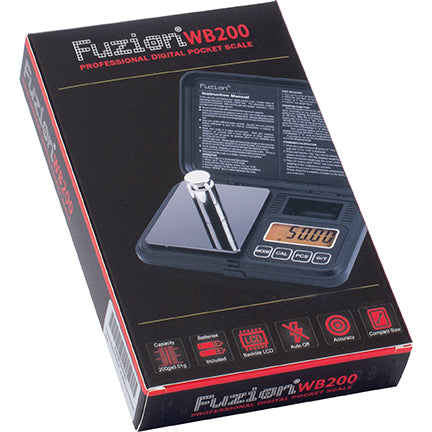 Fuzion Digital Scale 200g X 0.01g - Black