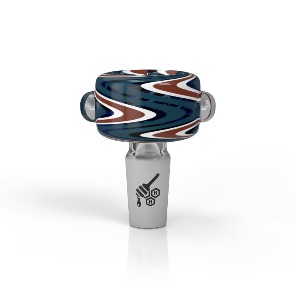 BASIN ZIG ZAG STIPPED FLOWER BOWL - CannaDevices