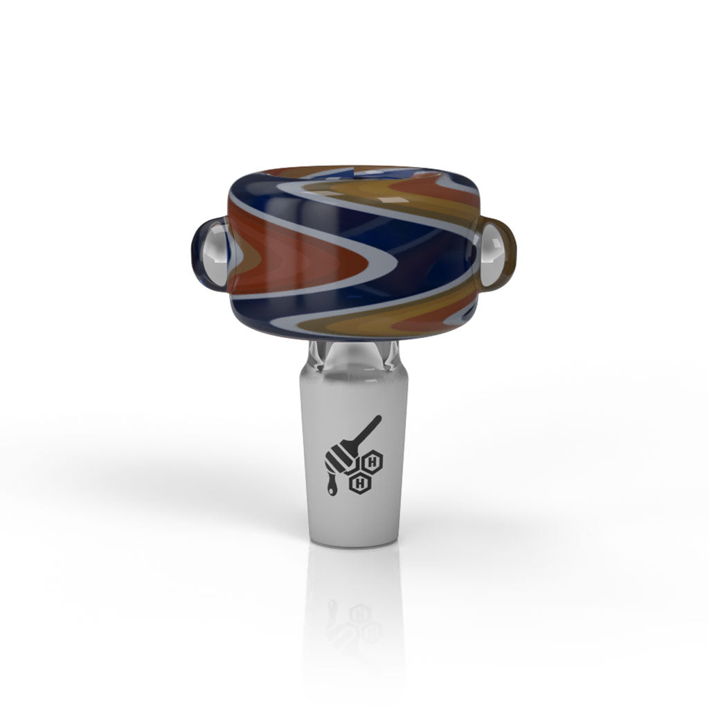 BASIN ZIG ZAG STIPPED FLOWER BOWL - CannaDevices