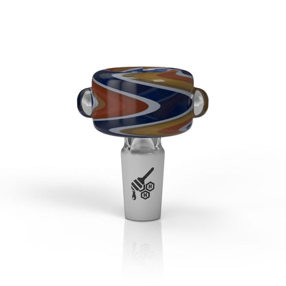 BASIN ZIG ZAG STIPPED FLOWER BOWL - CannaDevices