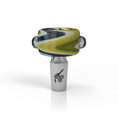 BASIN ZIG ZAG STIPPED FLOWER BOWL - CannaDevices