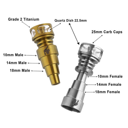 TITANIUM 6-IN-1 CAGE HYBRID - CannaDevices
