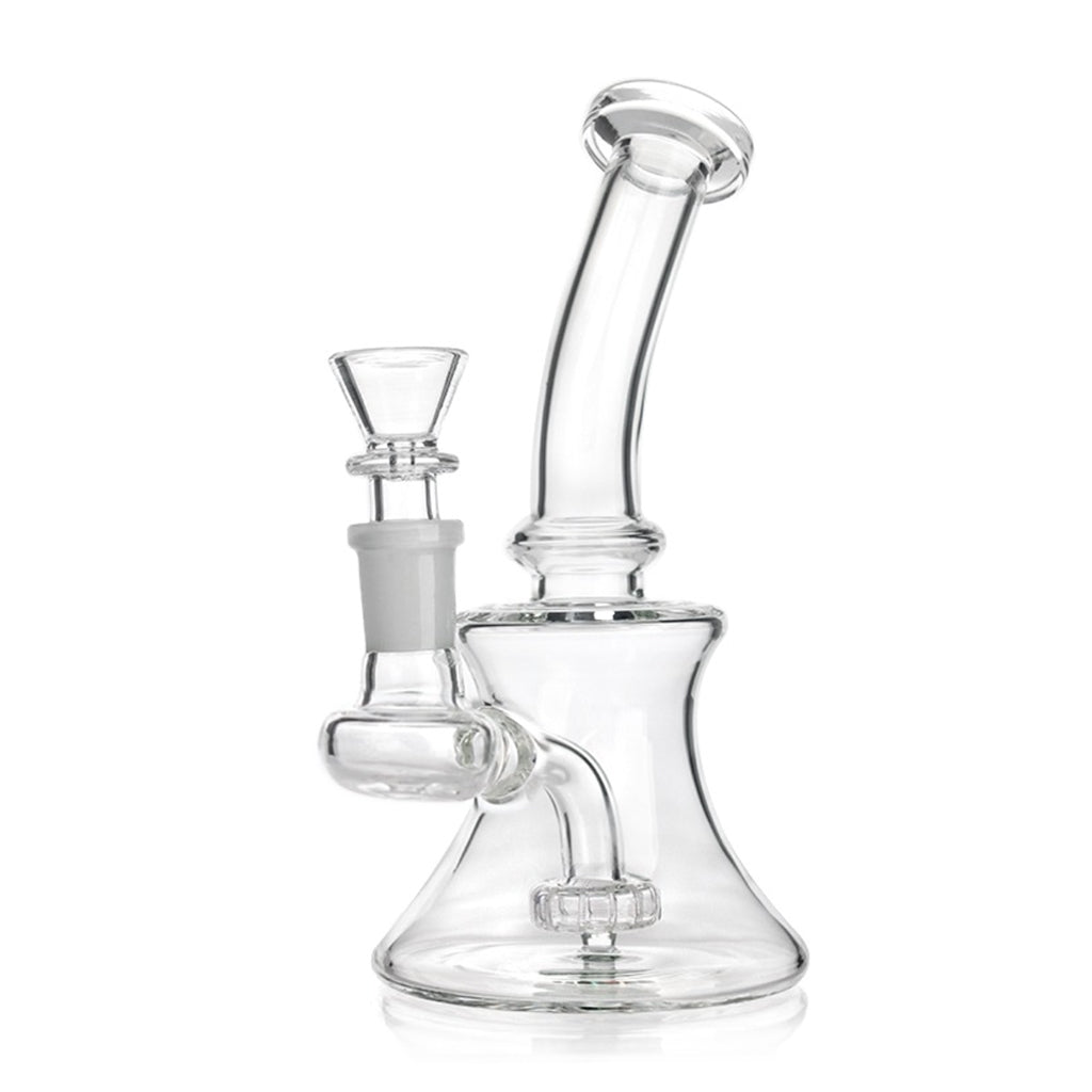 Perc Dab Rigs HOURGLASS CURVED NECK SHOWERHEAD PERC DAB RIG – CannaDevices