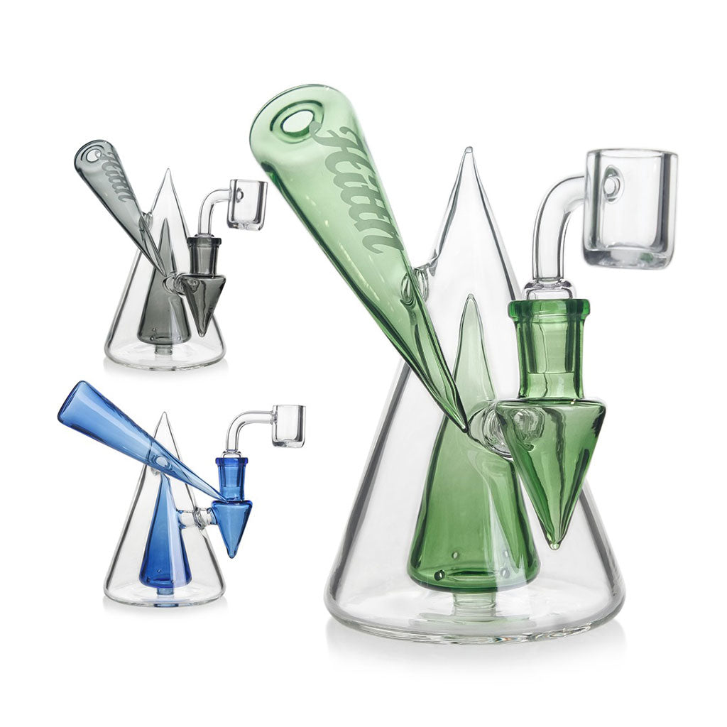Tag Pyramid Rig Hittn Pyramid Body Perc Dab Rig for Sale | Honeybee Herb – CannaDevices