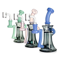 HITTN SIDECAR DAB RIG WITH SHOWERHEAD PERC