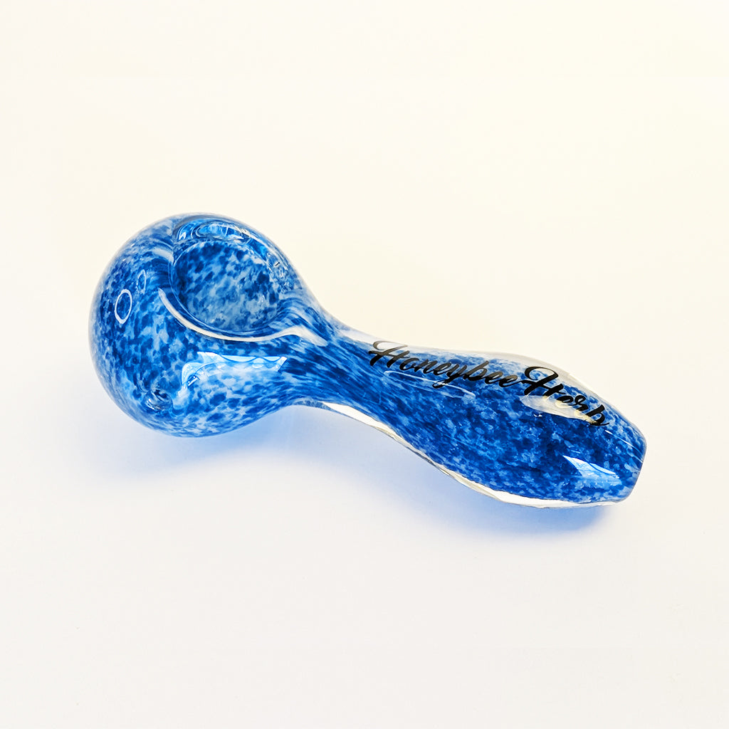 HONEYBEE HERB FRIT SPECKLED SPOON PIPE