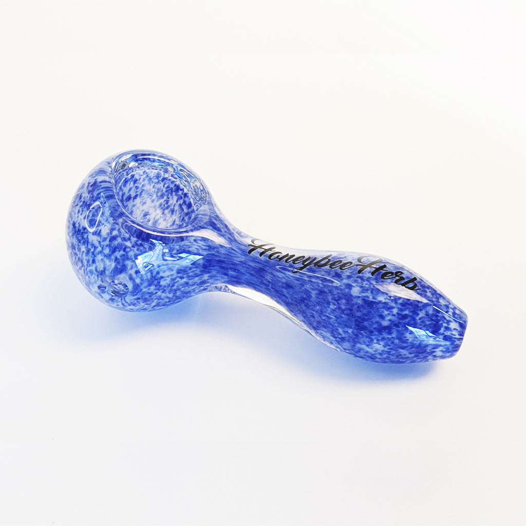 HONEYBEE HERB FRIT SPECKLED SPOON PIPE