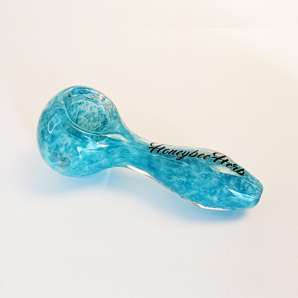 HONEYBEE HERB FRIT SPECKLED SPOON PIPE