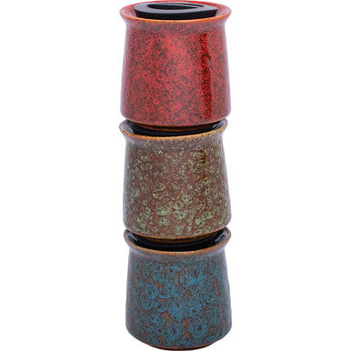 6Ct. 3In Ceramic Glazed Stash Jars