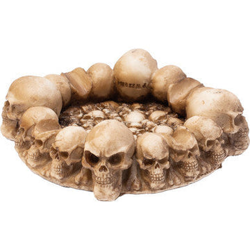 5in Skull Graveyard Polystone Ashtray