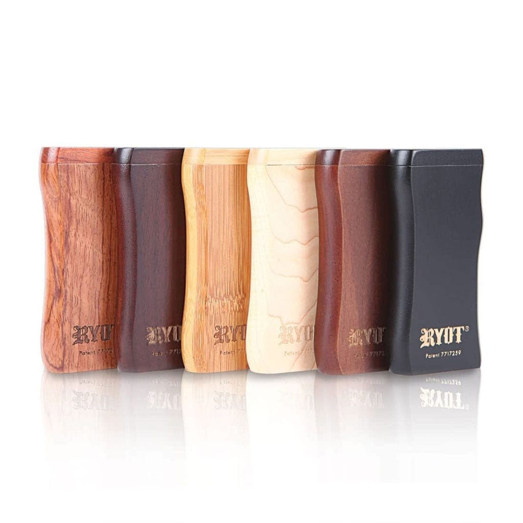 RYOT WOODEN MAGNETIC DUGOUT WITH MATCHING ONE HITTER - CannaDevices