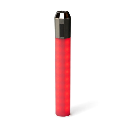 Litsaber OG interactive LED battery in action with colorful lights showcasing its interactive feature.
