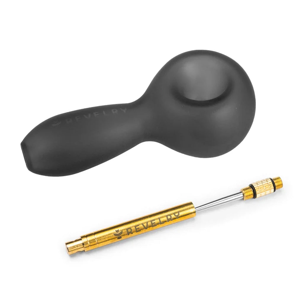 Black Revelry PIPE KIT TRAVELER closed view showcasing its travel-friendly design.