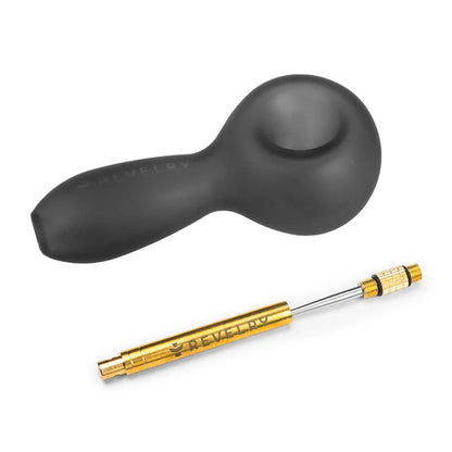 Black Revelry PIPE KIT TRAVELER closed view showcasing its travel-friendly design.
