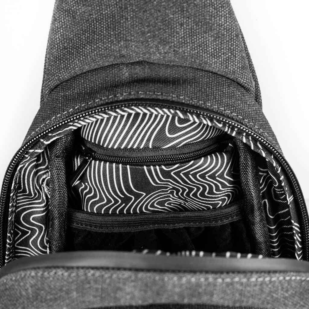 Revelry Daytripper large crossbody bag in Smoke.