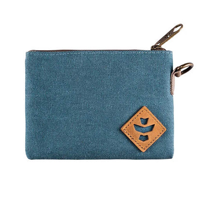 Revelry The Mini Broker smell proof zippered stash bag in Marine.