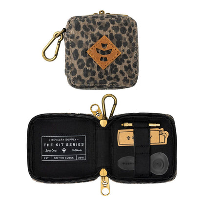 Revelry Pipe Kit Traveler in leopard print.