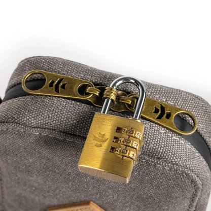Full view of the Revelry Rolling Kit Traveler, showcasing its zipper closure and ash color.