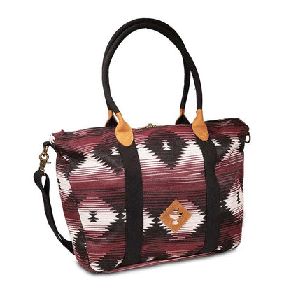 Revelry Supply Sheila smell-proof travel tote in the Southwest pattern.
