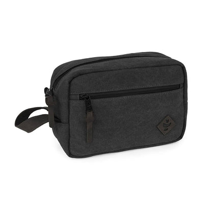 Revelry Supply Stowaway smell proof toiletry kit in Smoke.