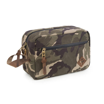 Revelry Supply The Stowaway toiletry kit in camo.