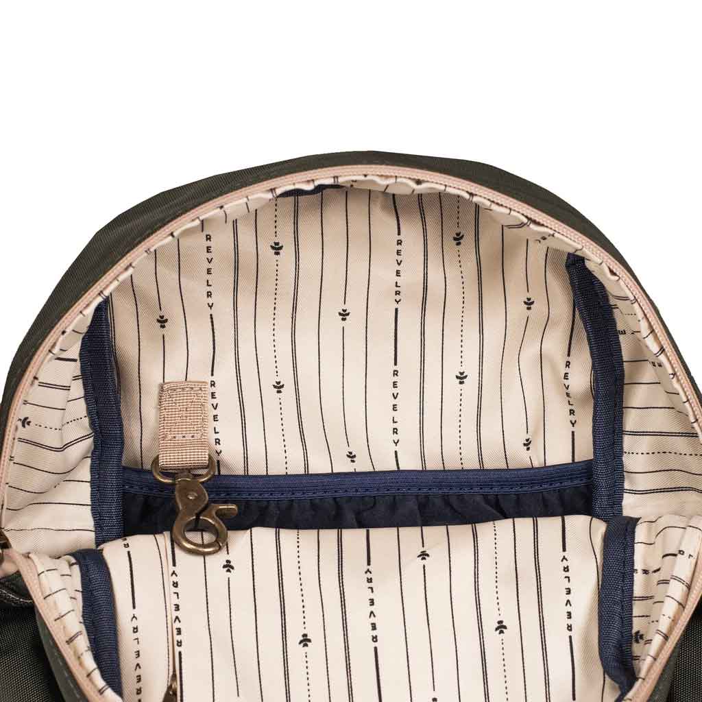 Green Revelry The Shorty smell proof mini backpack.
