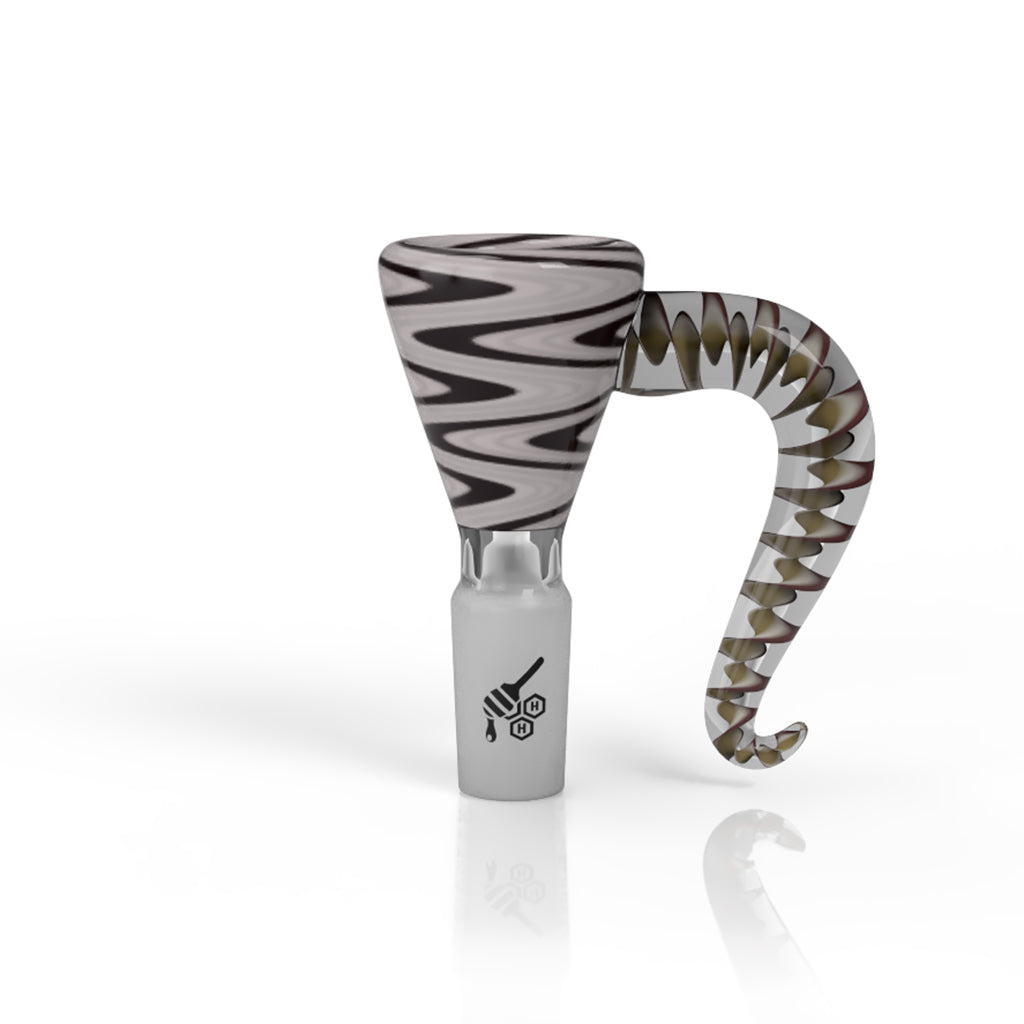 SWIRL MARTINI WITH HORN PULL FLOWER BOWL - CannaDevices