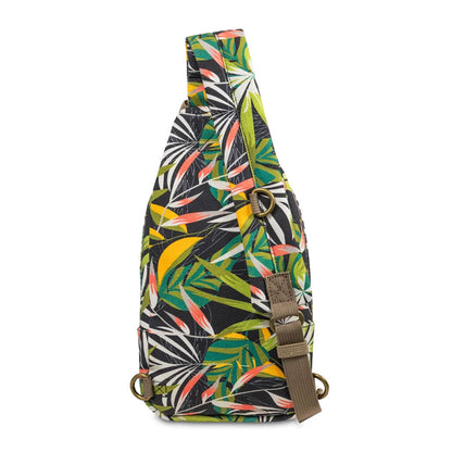 Close-up view of the zipper closure on The Daytripper large smell-proof crossbody bag, showcasing its secure design.