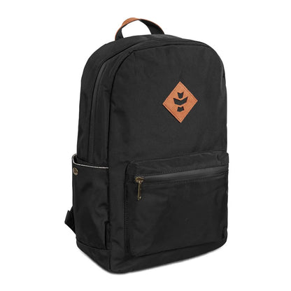 The Explorer smell proof backpack in black by Revelry Supply, alternate product image.