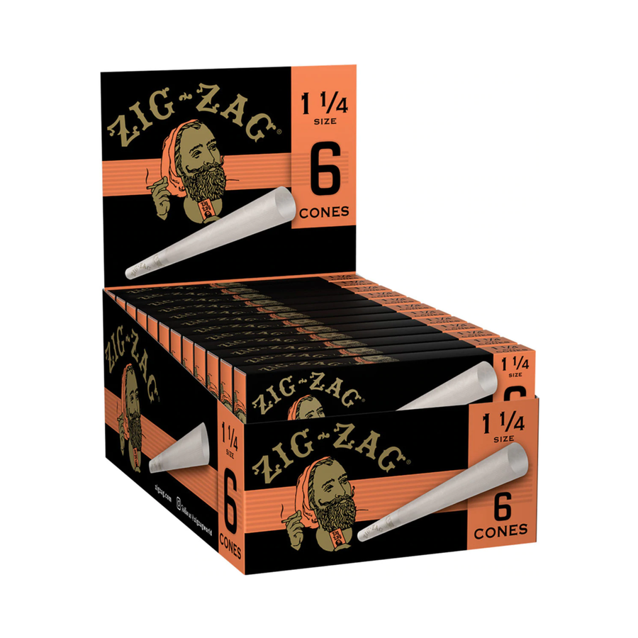 ZigZag Cones (1 1/4in) - 24 Pack (6 Cones/Pack)