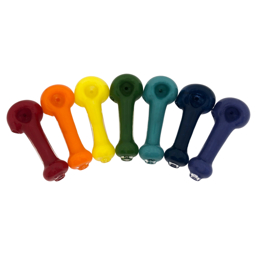 Frit Glass Hand Pipes - Colorful, Durable, Compact Smoking Pipes - AMERICAN MADE - CannaDevices