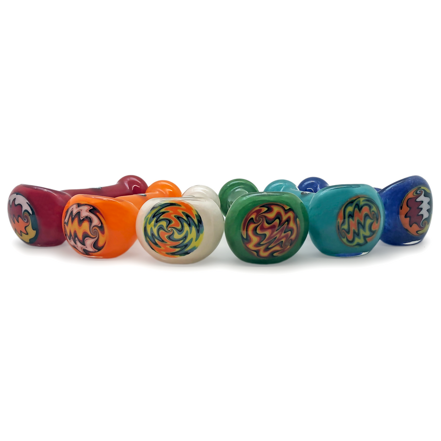 Frit Wigwag Handpipe - Canna Devices Dispensary Products