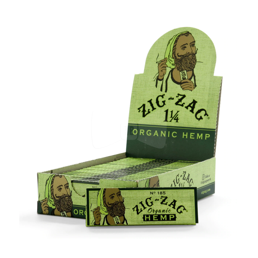 ZigZag Papers Organic (1 1/4in) - (24 Booklets/Box)
